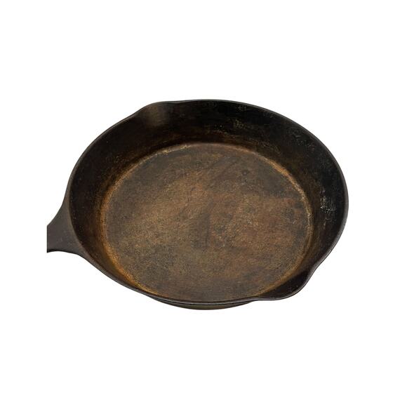 Vintage No 8 Wagner Sidney 0 Cast Iron Fry Pan Skillet 10" Heat Ring - Picture 8 of 9